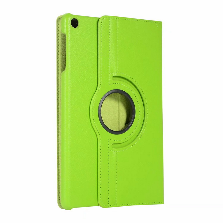Case Samsung Galaxy Tab A7 10.4" 2020 (T500,T505,T507) #เคสฝาพับหนังผิวลิ้นจี่ Litchi Grain 360 Degree Rotary