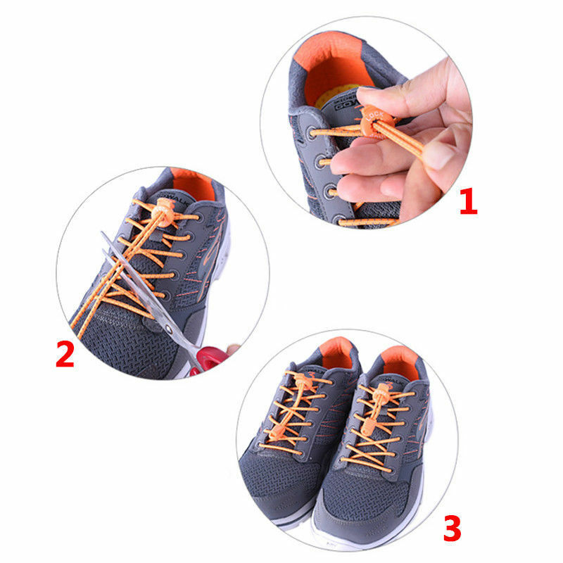 เชือกรองเท้าวิ่ง AONIJIE แบบไม่ต้องผูก สายมีแถบสะท้อนแสงมี 6 สีให้เลือก (O1)