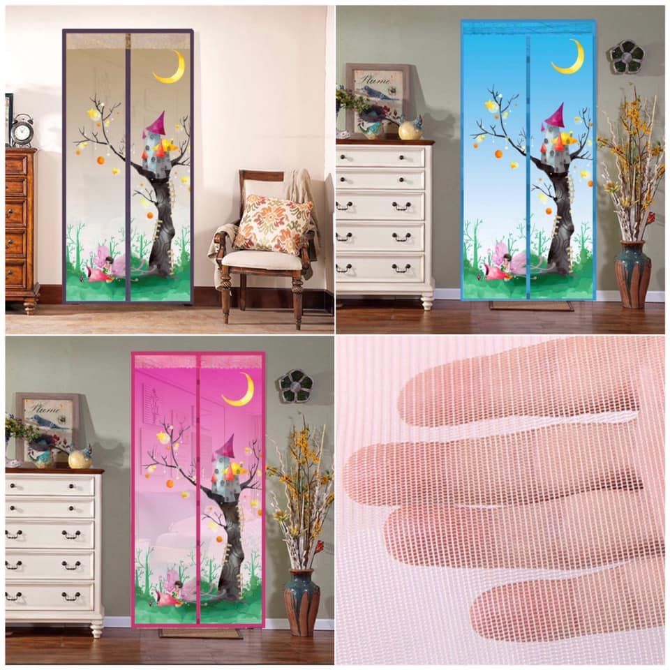 ม่านแม่เหล็กกันยุงลายน่ารัก