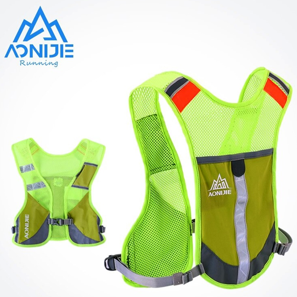 เป้น้ำ AONIJIE E884 สะท้อนแสง น้ำหนักเบา ระบายอากาศดี สำหรับวิ่งเทรล มาราธอน เดินป่า (B05)