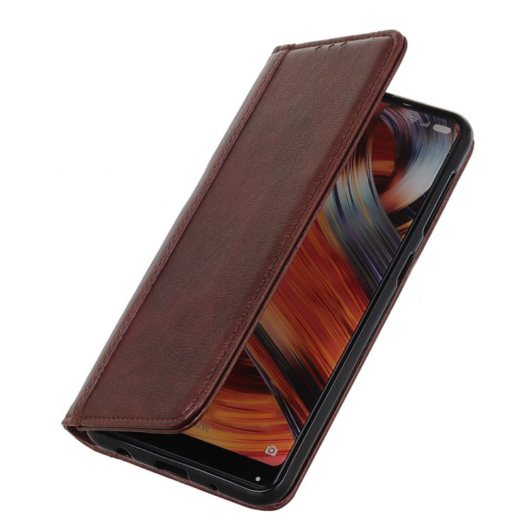 Case Samsung Galaxy Note 9 #เคสฝาพับหนังแยกผิวลิ้นจี่ ปิดแม่เหล็กดูดซับอัตโนมัติ