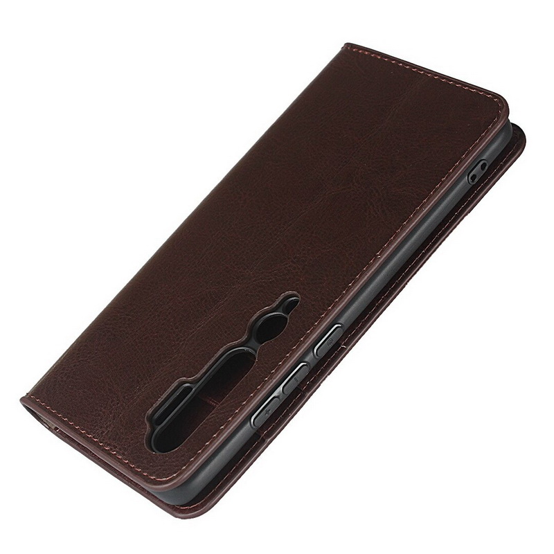 Case Xiaomi Mi Note 10 Pro #เคสฝาพับหนังแท้แบบกระเป๋าสตางค์คุณภาพดี Crazy Horse Genuine Leather Cover