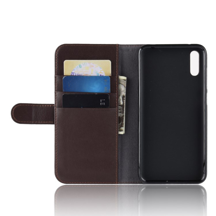 Case Huawei Y7 Pro (2019) #เคสฝาพับสไตล์กระเป๋าสตางค์รูปแบบหนังแยกมีช่องเสียบบัตรคุณภาพดี Split Leather Mobile Phone Case