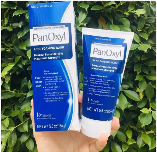 PanOxyl® Acne Foaming Wash, 10% Benzoyl Peroxide, Maximum Strength 156g โฟมล้างหน้าลดสิว ล้างทำความสะอาดอย่างอ่อนโยน ใช้ล้างหน้า คาม และบิรเวณหลัง