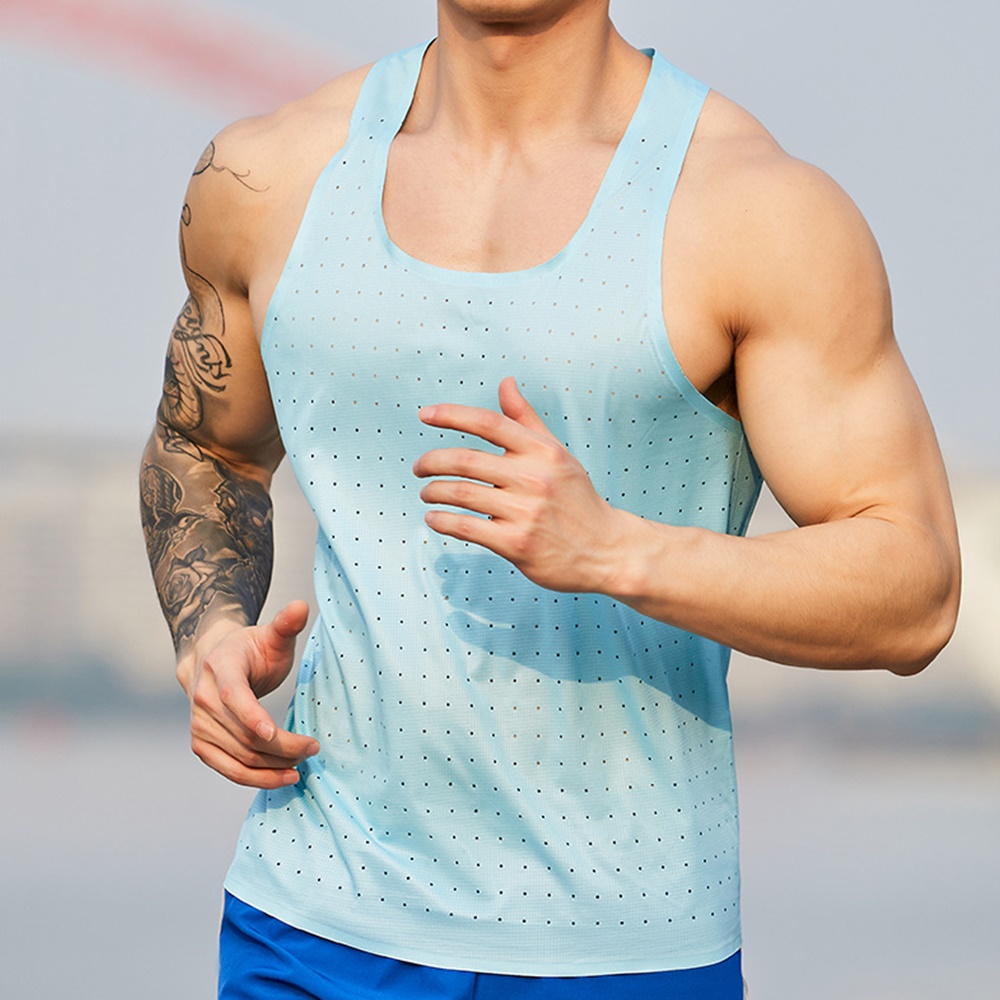 เสื้อกล้ามผู้ชาย ทรงอิลิทไร้รอยต่อ น้ำหนักเบา ใส่สบาย (S17)