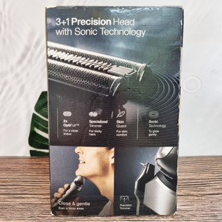 Braun® Series 8 Electric Razor for Men Model:8457cc, Silver เครื่องโกนหนวดไฟฟ้า ไร้สาย ชาร์จได้ กันน้ำ Shaver Kit