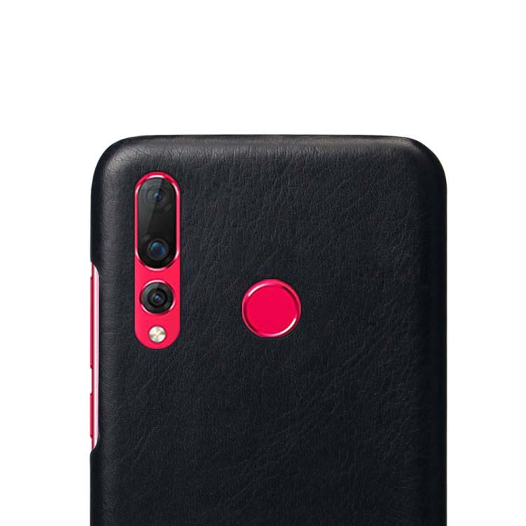 Case Huawei nova 4 #เคสฝาหลังพลาสติกเคลือบด้วยหนัง PU ออกแบบสองสี KSQ Bi-color Splicing PU