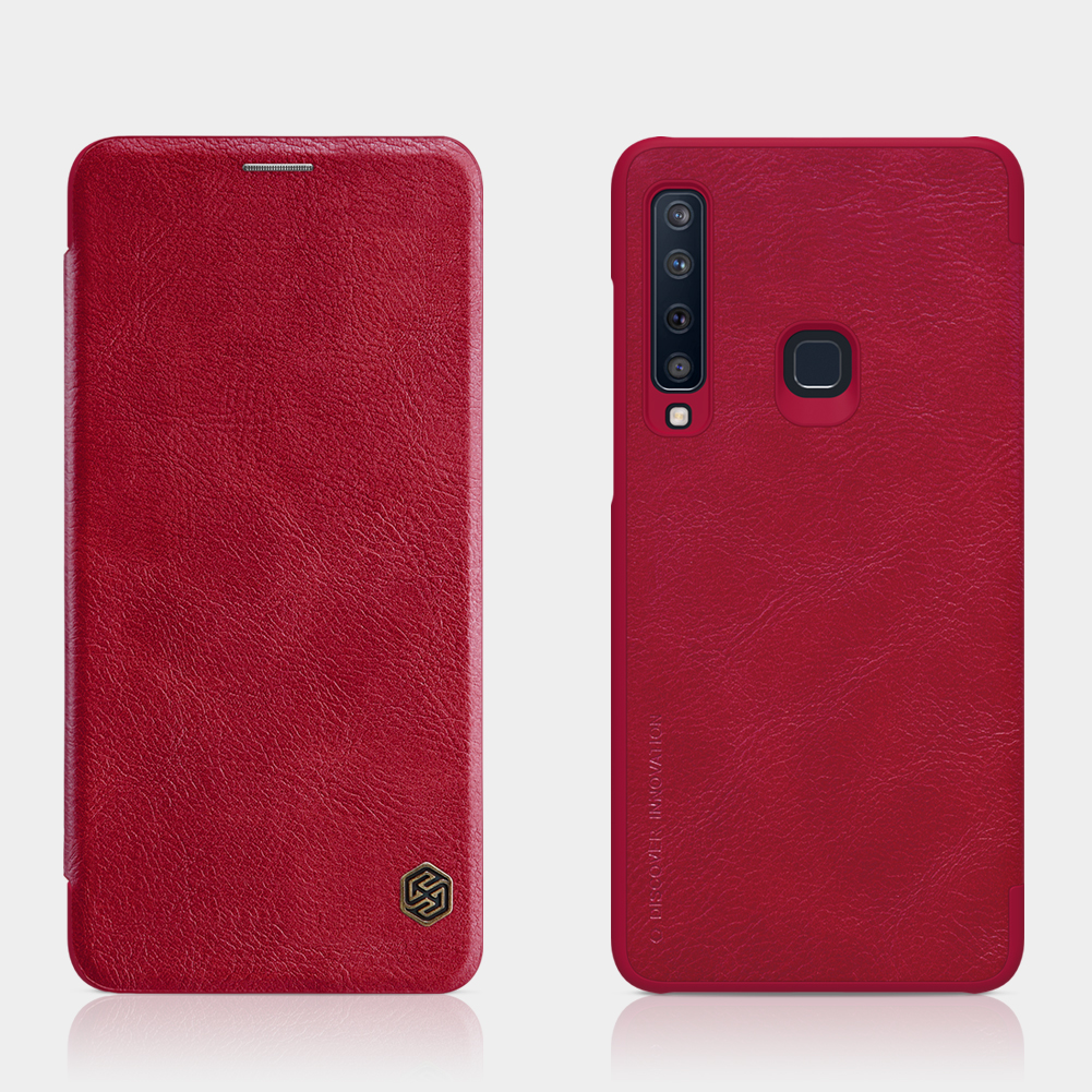 เคส Samsung Galaxy A9 (2018) #เคสฝาพับ NILLKIN แท้รุ่น Qin Series Card Slot คุณภาพดีราคาถูก - พร้อมส่ง