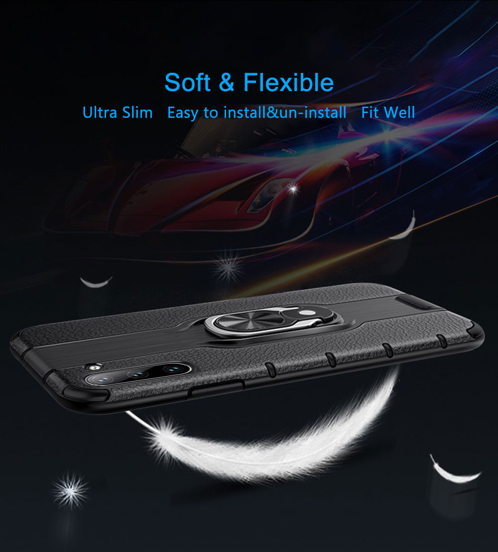 Case Samsung Galaxy Note 10 #เคสฝาหลังไฮบริดมีแหวนสวมนิ้ว Detachable Ring Holder Kickstand PC TPU Combo Case