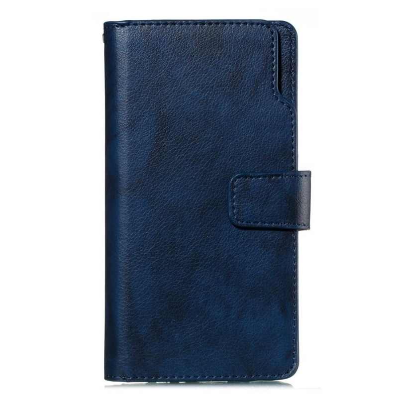 เคส Samsung Galaxy S20 Ultra / S20 Ultra 5G #เคสฝาพับหนัง PU แบบกระเป๋าสตางค์มีที่เก็บบัตรหลายช่อง Retro Wallet Leather Cover Multi Cards Stand
