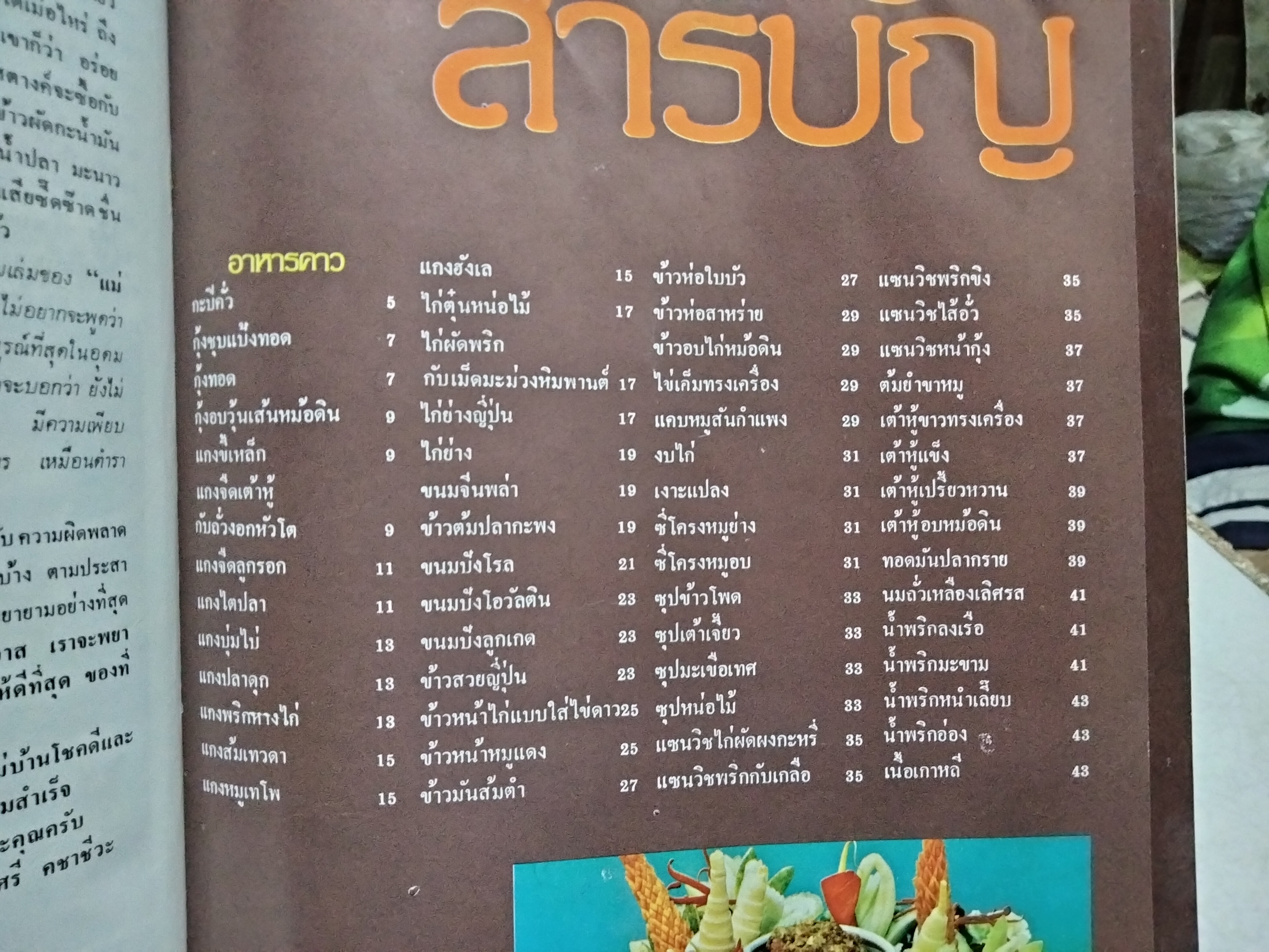 แม่บ้านรวมเล่มสารพัดอาหาร พร้อมอาหารมังสวิรัติ (ไม่มีใบหุ้มปก+ในเล่มมีรอยติดเทปใส 1 หน้า) **สินค้าหมด**