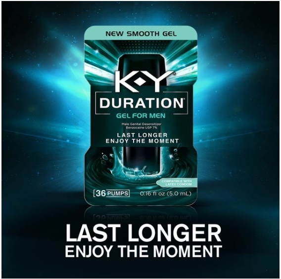 (Pre Order) K-Y® Duration Desensitizing Delay Gel Pump for Men 5 ml เจลชะลอและควบคุมการหลั่งสำหรับผู้ชาย รักษาเวลาไคลแม็กให้ได้นานมากขึ้น