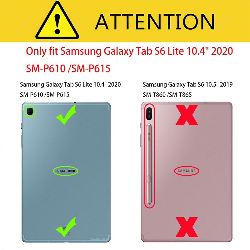 Case Samsung Galaxy Tab S6 Lite 10.4 SM-P610 P615 P617 #เคสฝาพับหนัง PU พิมพ์ลาย Pattern Printing PU Leather Flip