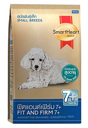 SmartHeart เม็ด พันธุ์เล็ก Fit&Firm 7+ 500g