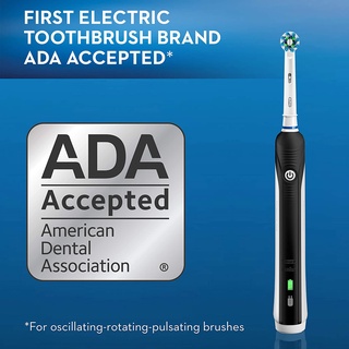 Oral-B® Pro 1000 Electric Rechargeable Toothbrush Pro1000 แปรงสีฟันไฟฟ้า แบบชาร์จไฟได้ แถมอะแดปเตอร์50W ออรัลบี