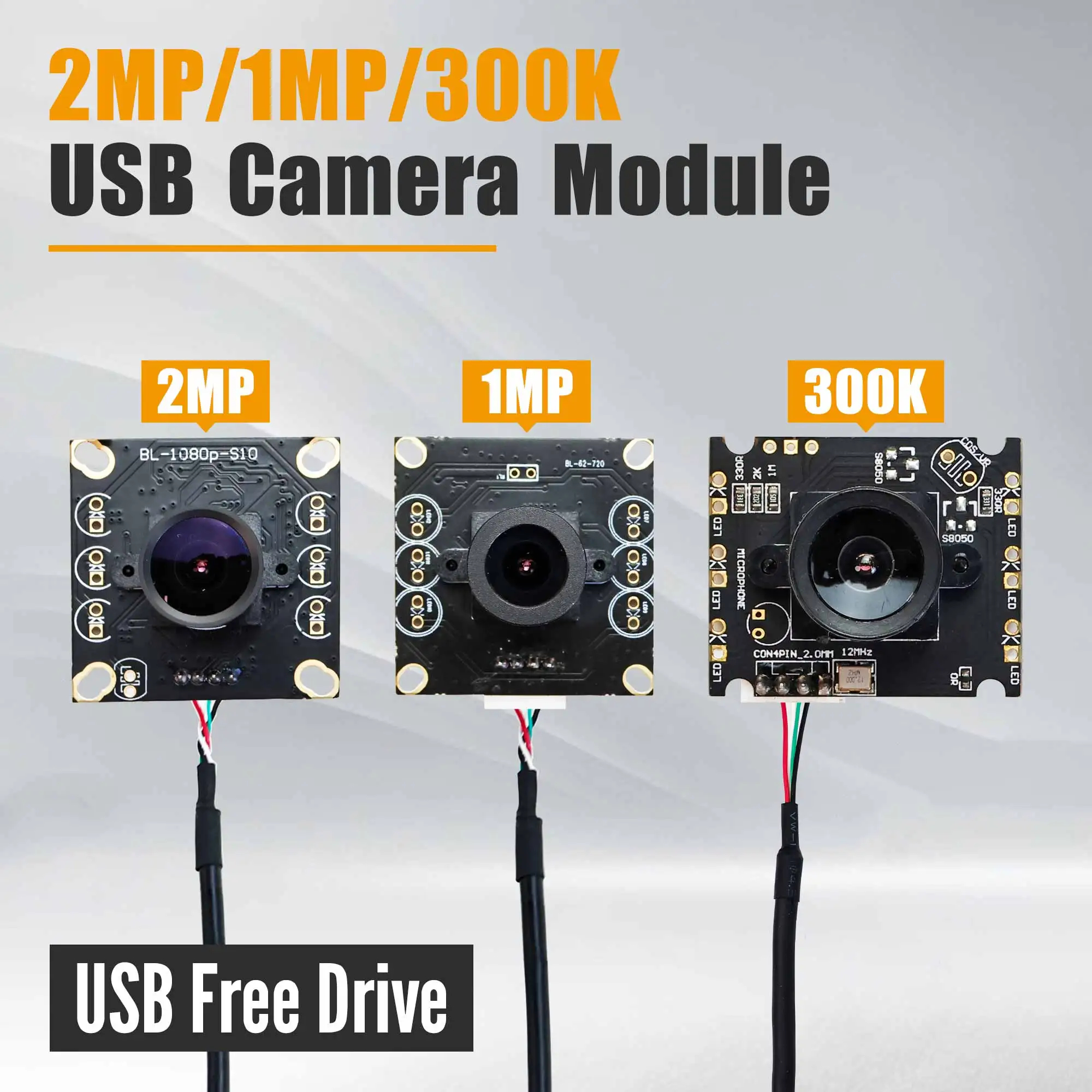 กล้องตรวจจับAI USB Drive-Free AI Vision Camera Module Wide Angle Mini Board Pixel Accessories