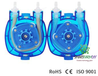 ปั้มผสมปุ๋ยหรือสารละลายแบบ 12 VDC peristaltic pump