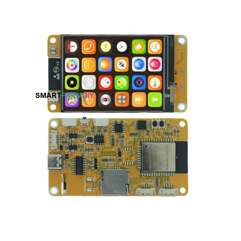บอร์ดพัฒนา WiFi และบลูทูธ ESP32 2.4นิ้ว240*320จอแสดงผลอัจฉริยะโมดูล LCD TFT ขนาด2.4นิ้วสำหรับพัฒนาในโปรแกรม Arduino
