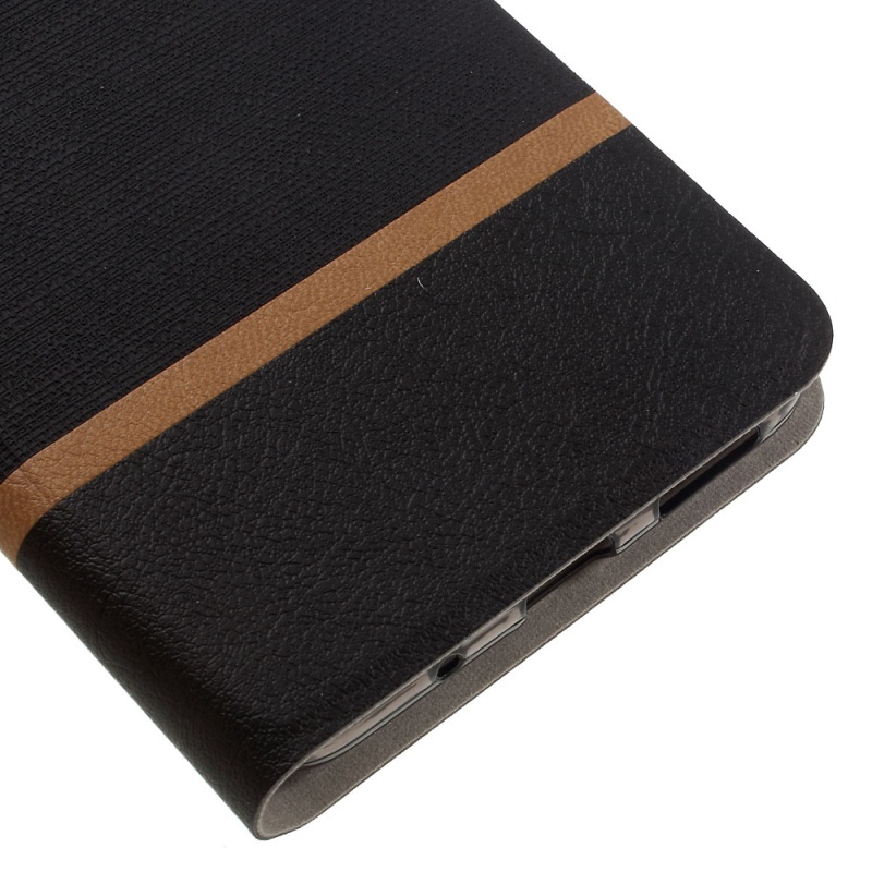 Case Asus Zenfone 3 Max ZC553KL #เคสหนังฝาพับ Cross Texture Leather Card Holder Case