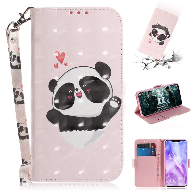 เคส Huawei nova 3 #เคสฝาพับแบบกระเป๋าสตางค์ Pattern Printing Wallet Stand