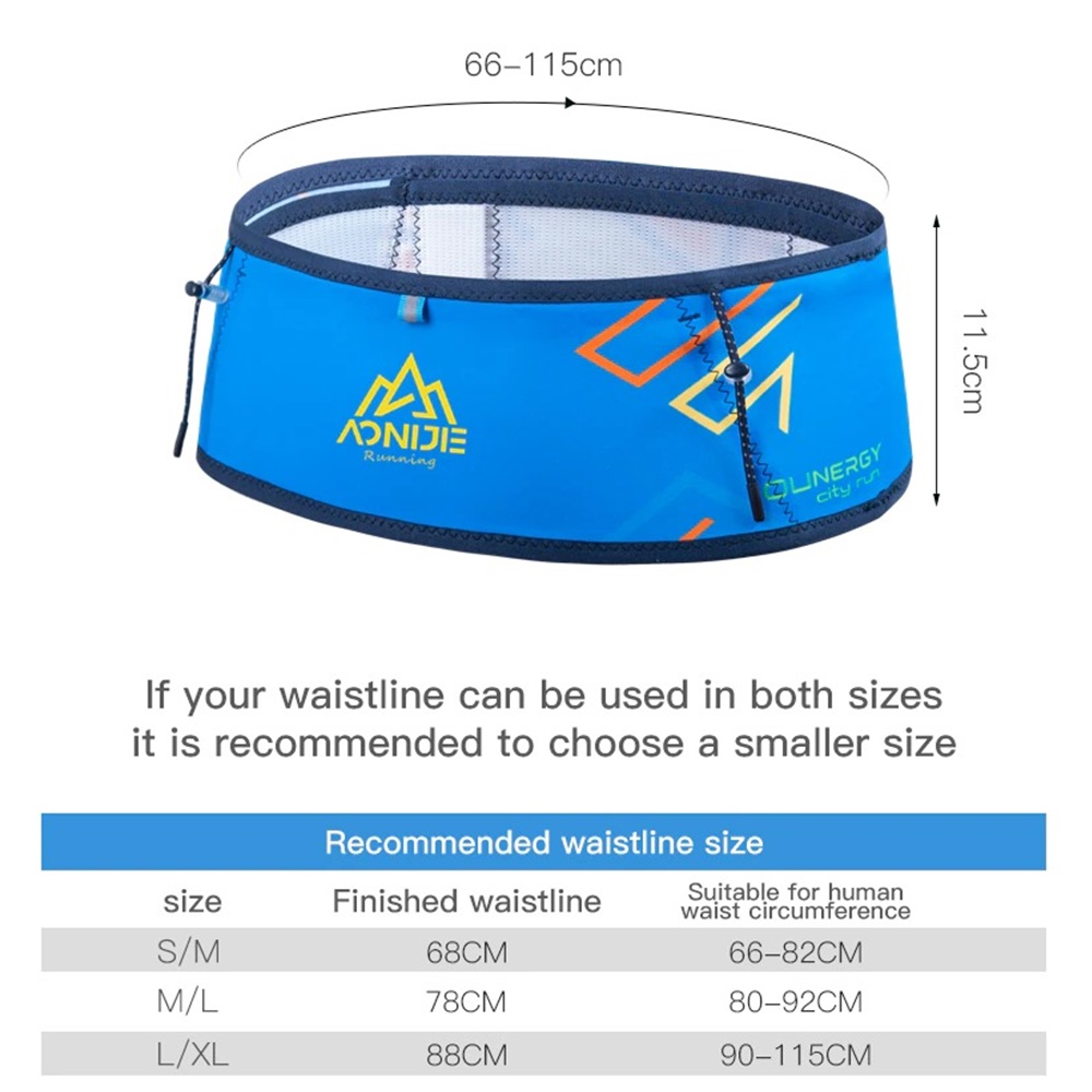 กระเป๋าคาดเอว แบบบาง ใส่ขวดน้ำได้ AONIJIE รุ่น W8108 (A24)
