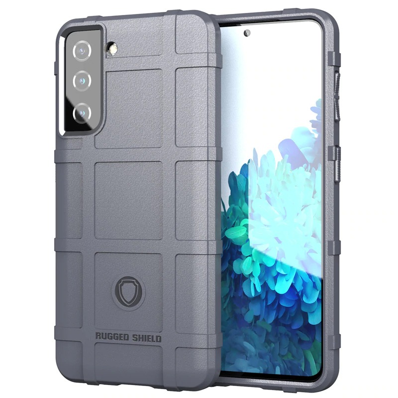 เคส Samsung Galaxy S21 FE 5G #เคสฝาหลัง Rugged Shield Series Soft Silicone Shock Absorption Matte กันกระแทก