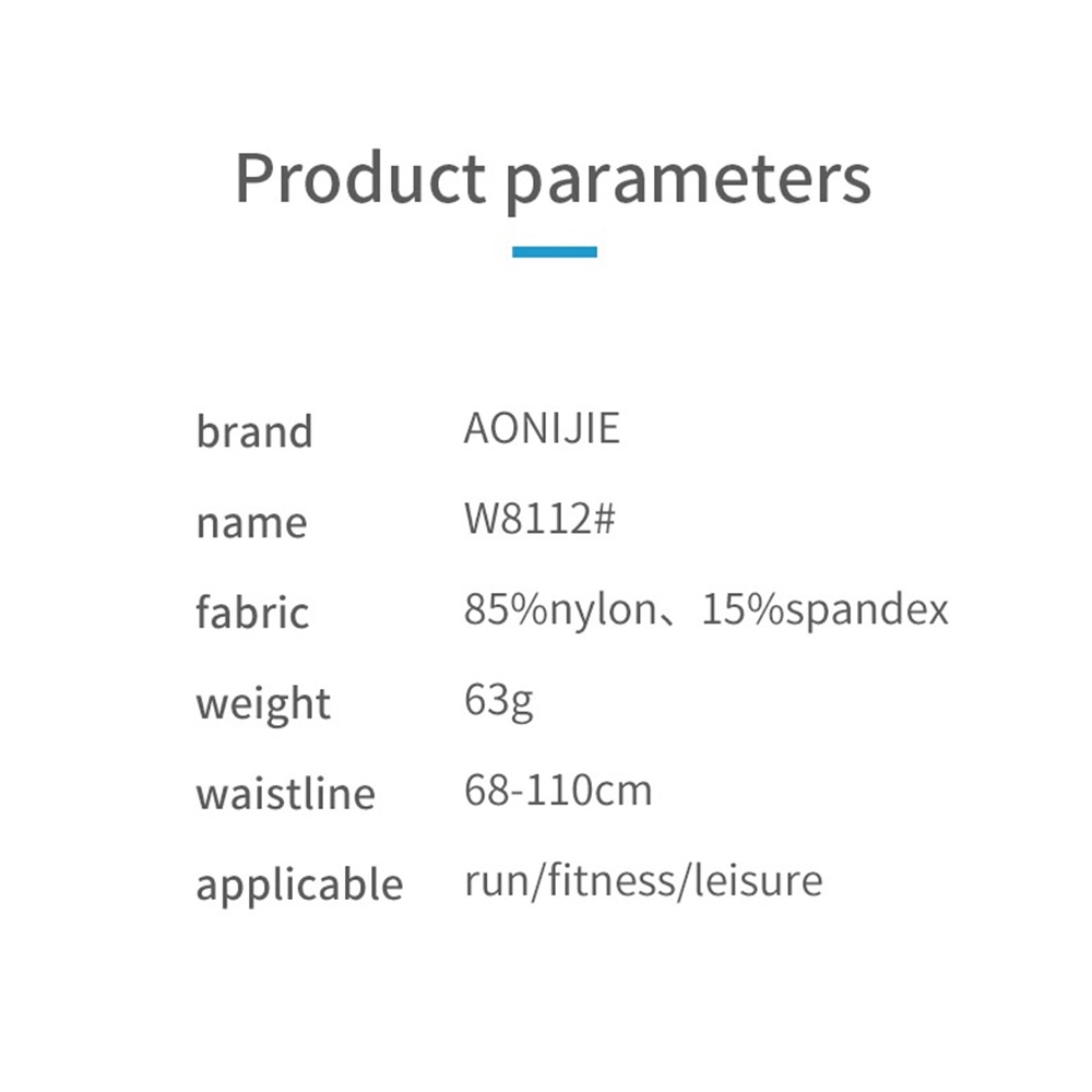 กระเป๋าคาดเอว ขนาดเล็กแบบบาง AONIJIE WAIST BAG SPORT รุ่น W8112 (A26)