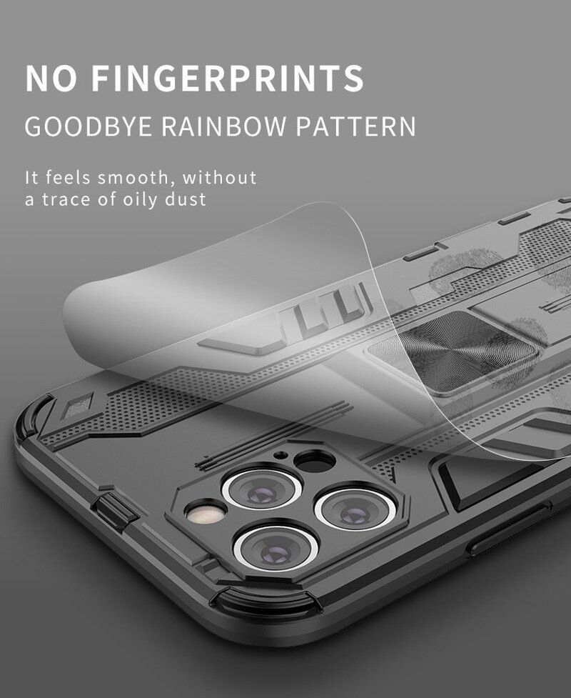 เคส OPPO Reno 6 5G #เคสฝาหลังพลาสติก ไฮบริด TPU + Kickstand Case Armor Stlye TPU Soft Rubber