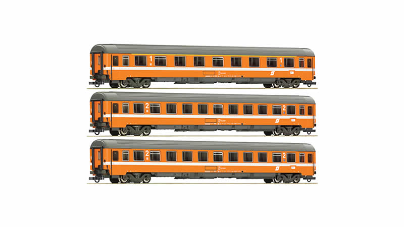 Arnold SBB Eurofirma x3 Coaches - N Scale with boxed
