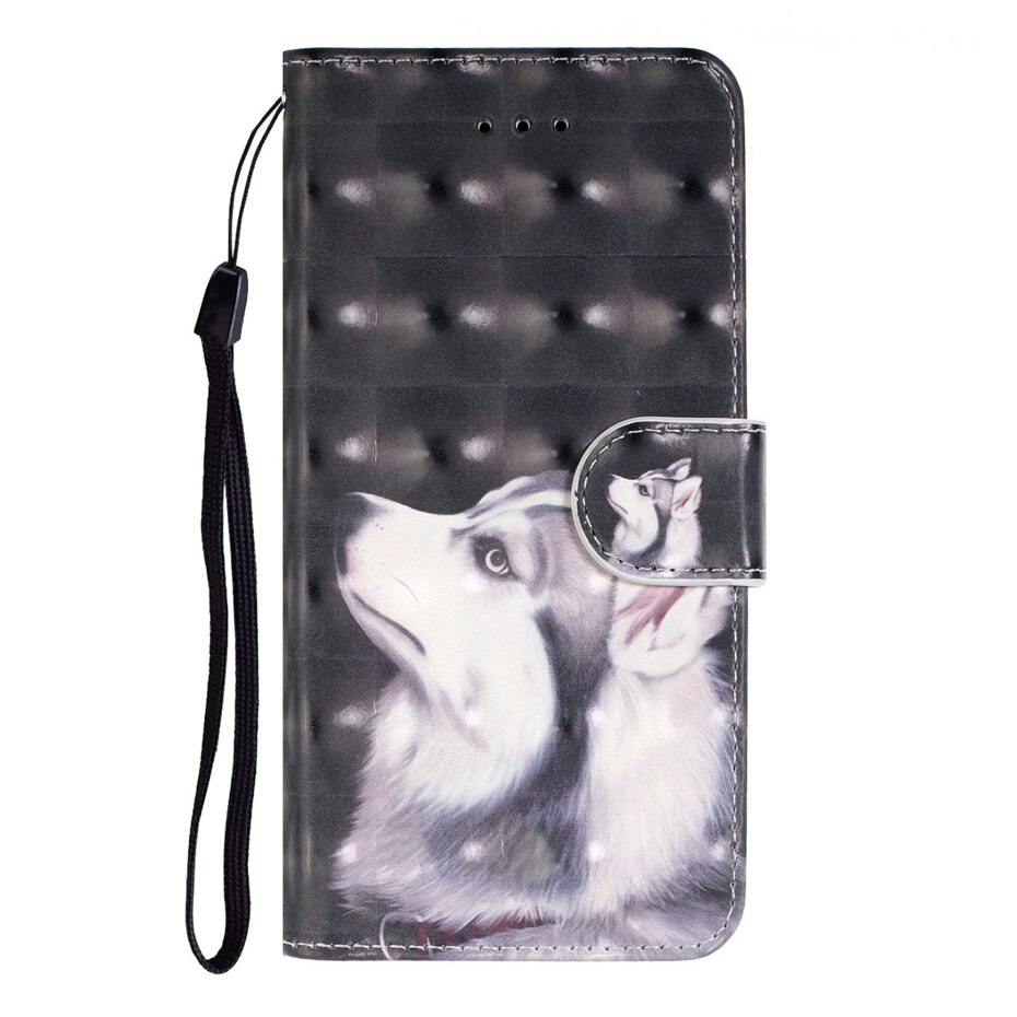 เคส Huawei Nova 5T #เคสฝาพับหนัง PU แบบกระเป๋าสตางค์ Light Spot Decor Patterned PU Leather Wallet
