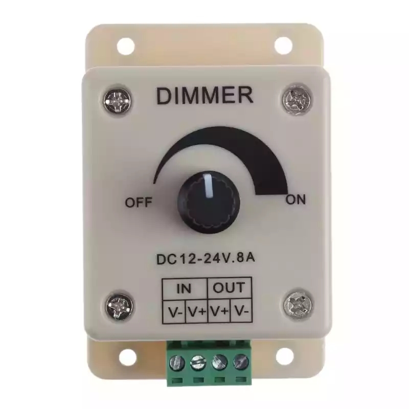 12-24 โวลต์ 8A ตัวปรับไฟปรับความสว่าง dimmer switch