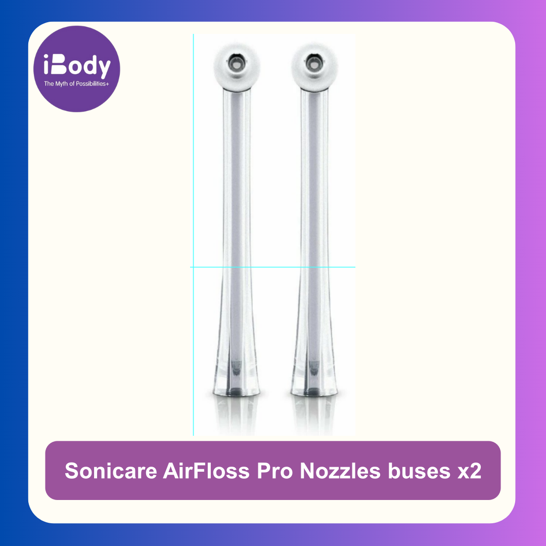 (Philips) Sonicare AirFloss Pro Nozzles buses x2 หัวฉีดพ่นน้ำ สำหรับเครื่องฉีดพ่นน้ำทำความสะอาดฟัน