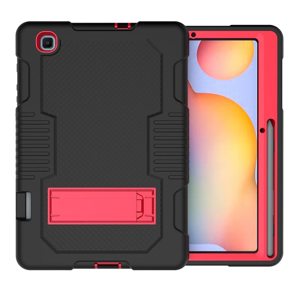 Case Samsung Galaxy Tab S6 Lite 10.4 SM-P610 SM-P615 SM-P617 #เคสฝาหลังกันกระแทก Full Protection Case 3 in 1 Bracket S-pen Slot