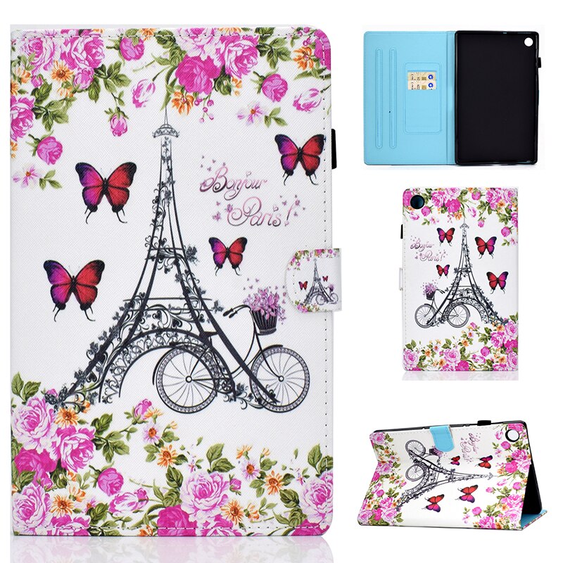 Case Huawei MatePad T8 8 นิ้ว #เคสฝาพับหนัง PU พิมพ์ลาย Pattern Printing Stand Leather