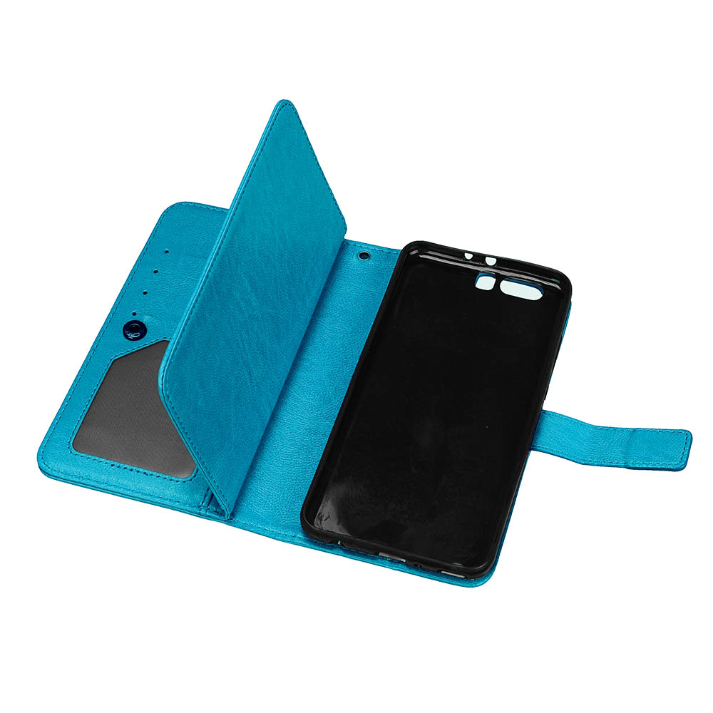 เคสฝาพับ Huawei P10 Plus สไตล์กระเป๋าสตางค์ผิวหนังม้าใส่การ์ด 9 ใบ สีสันสดใส