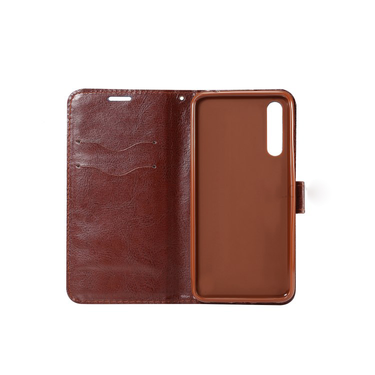 เคส Huawei P20 Pro #เคสฝาพับหนัง PU แบบกระเป๋าสตางค์ผิวยีนส์พับตั้งได้