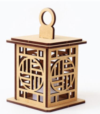 ตะเกียงสำหรับตกแต่งแบบเกาหลี ลายโครงตาข่าย 한국 장식 등불 Korean Decorative Lantern ไว้ตั้งโชว์ ประดับห้องนอน ห้องทำงาน ห้องรับแขก (แบบที่ 2)