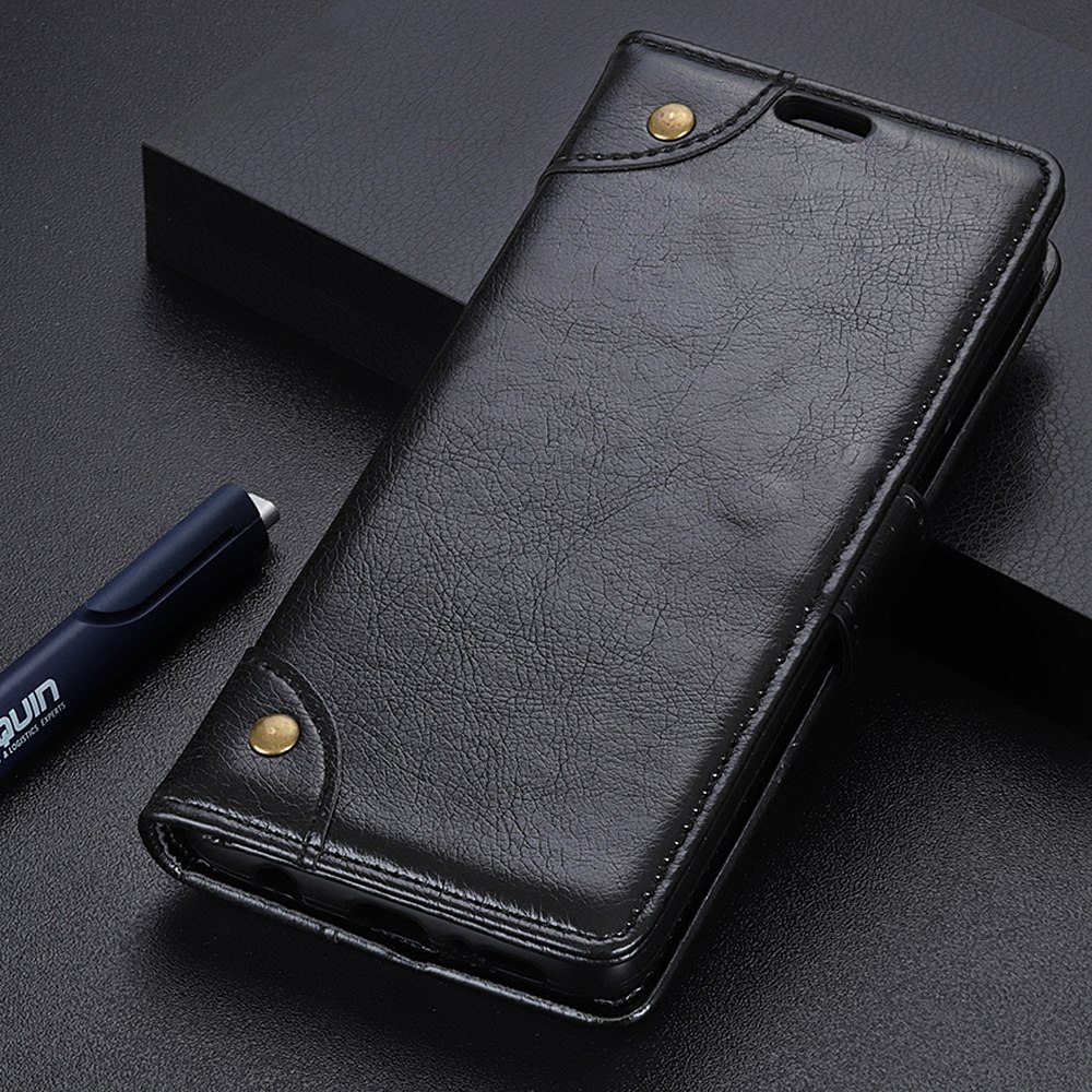 Case Samsung Galaxy A9 2018 #เคสฝาพับแบบกระเป๋าสตางค์ Textured PU Leather Protection