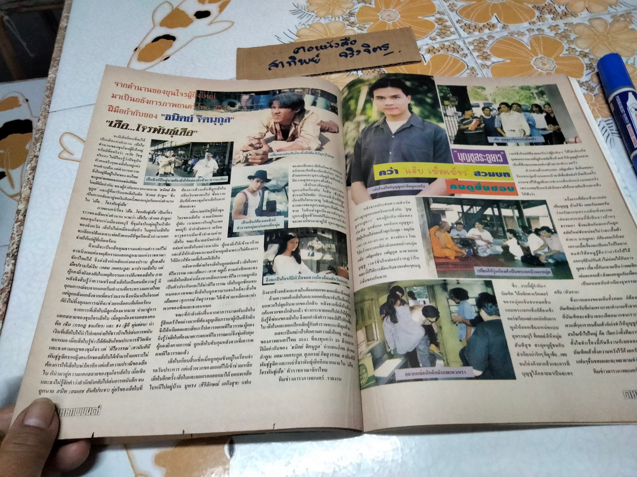 นิตยสารดาราภาพยนตร์ หน้าปก ภ.เสือ โจรพันธุ์เสือ **สินค้าหมด**