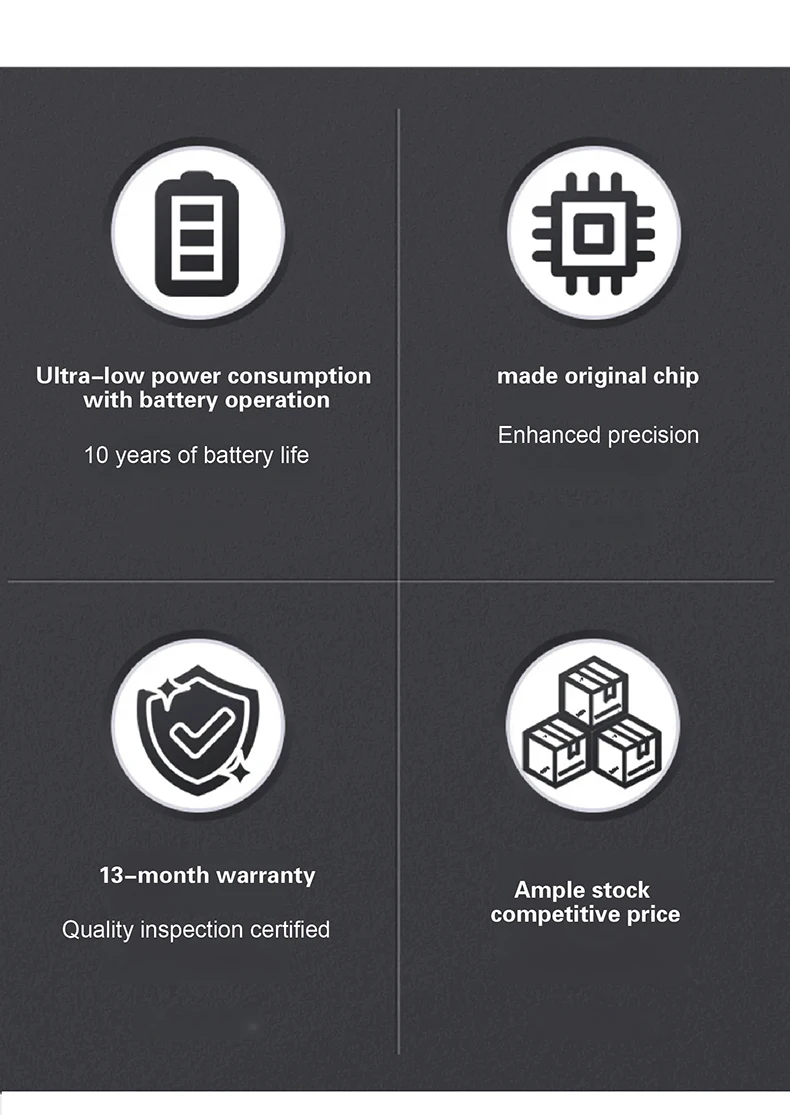 IP68 Intelligent Ultrasonic Water Flow Meter Battery Operated RS485 Pipe Mounted For Agriculture