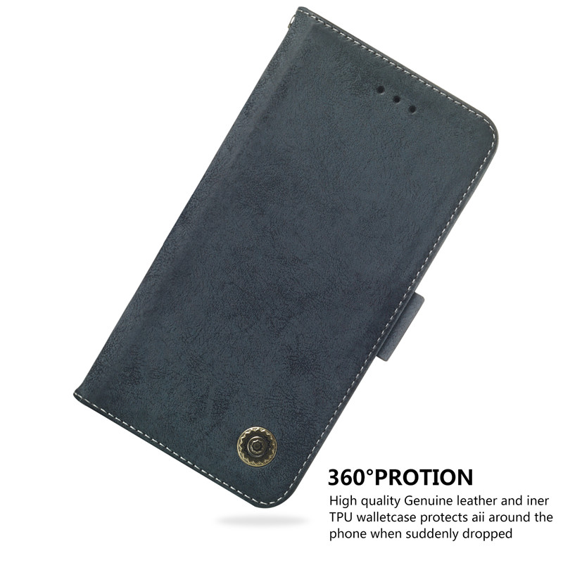 เคส Xiaomi Mi A2 Lite #เคสฝาพับแบบกระเป๋าสตางค์ Retro Style PU Leather Wallet