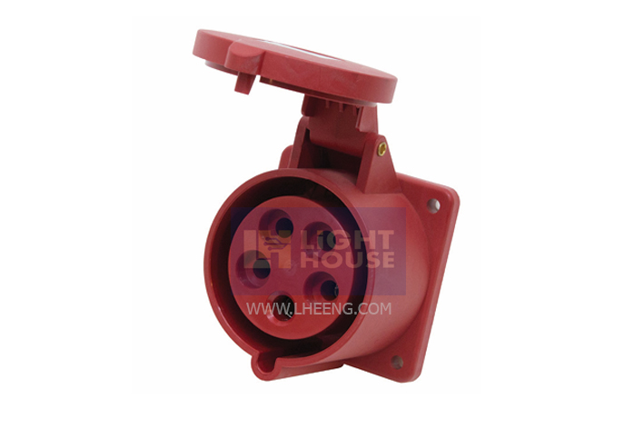 HTN-415 "DAKO PLUG" เต้ารับฝังตรง (3P+N+E) 16A 400V IP44