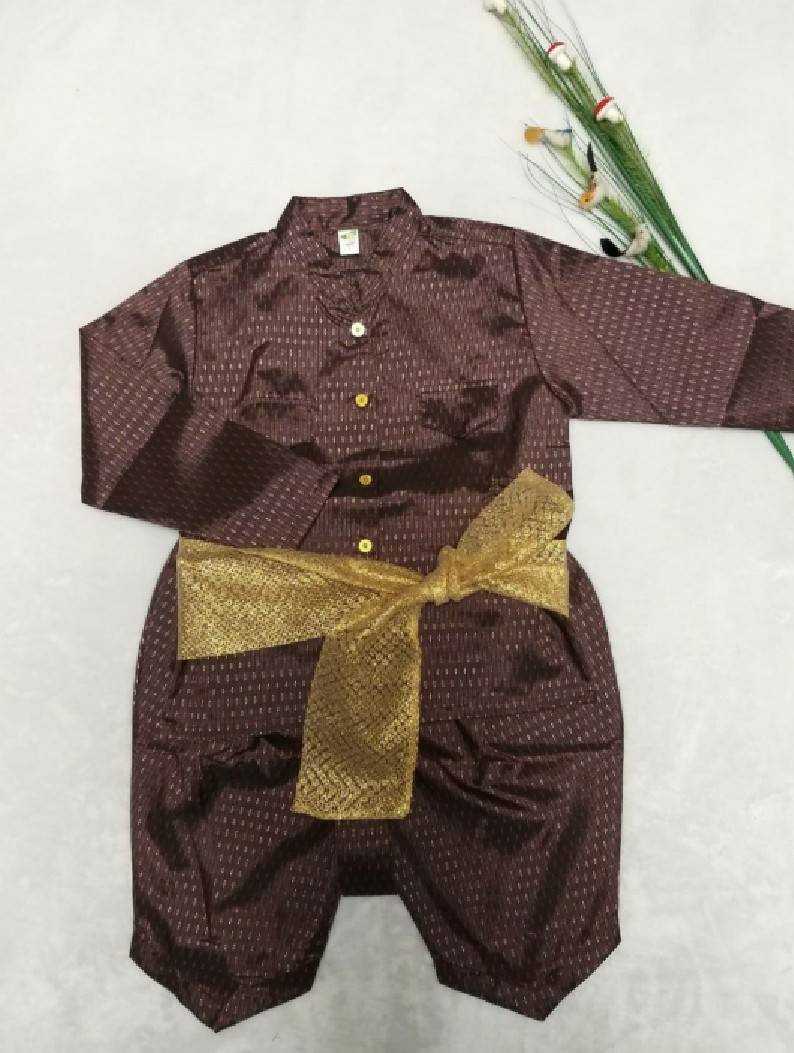 ชุดไทยเด็กชาย พี่หมื่นแขนยาว