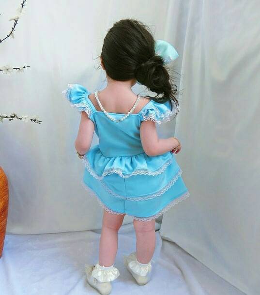 เดรสเด็กสีฟ้า