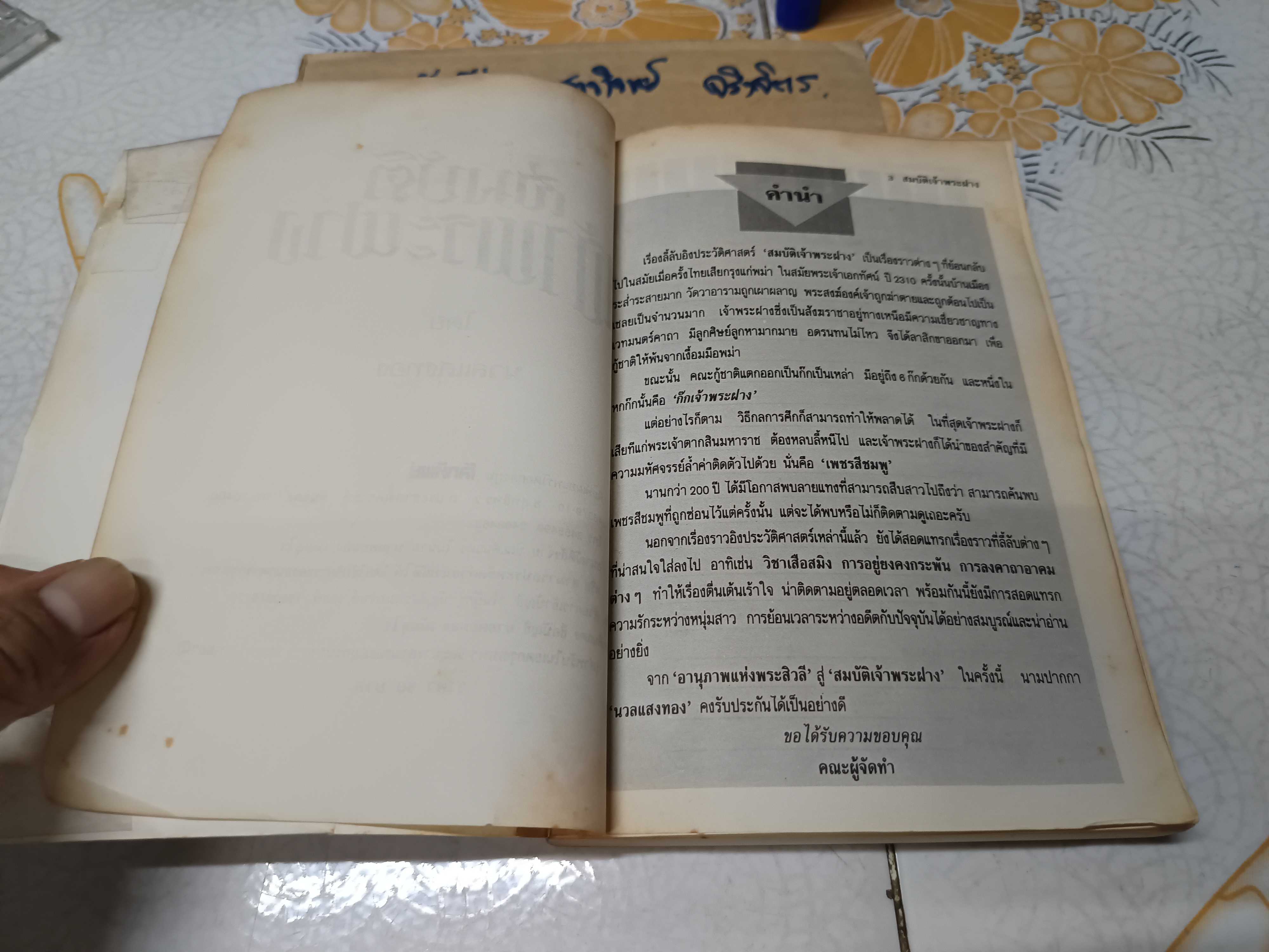 สมบัติเจ้าพระฝาง โดย นวลแสงทอง สนพ.โลกทิพย์ จัดพิมพ์ **สินค้าหมด**