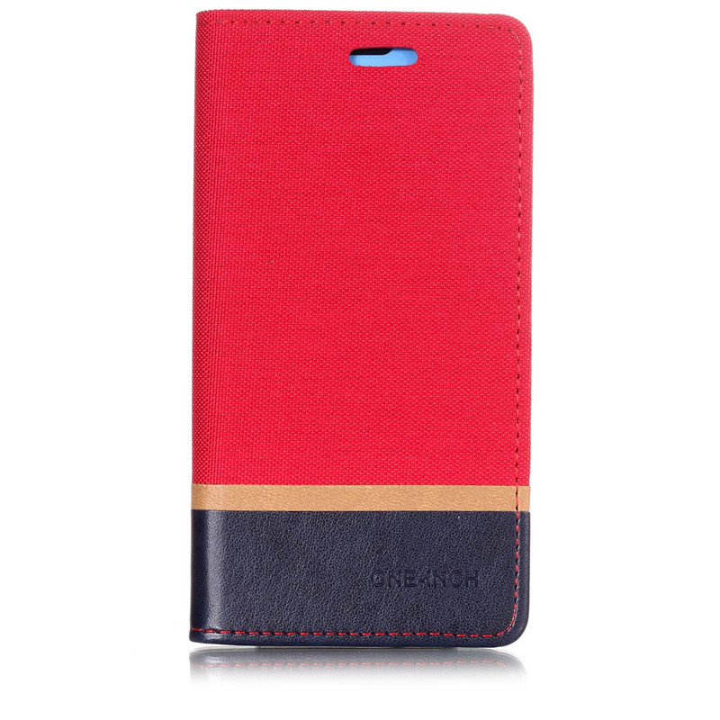 Case Huawei P20 Pro #เคสฝาพับหนัง PU ผิวเคลือบ Cloth Texture Splicing PU Leather