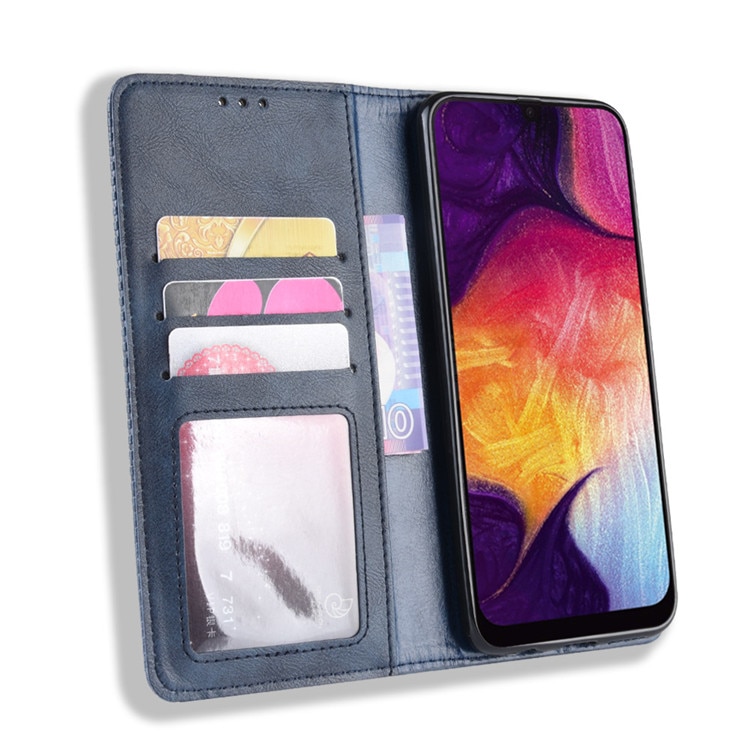 เคส Galaxy Note 10 #เคสฝาพับปกหนังสไตล์วินเทจดูดซับอัตโนมัติแบบกระเป๋าสตางค์