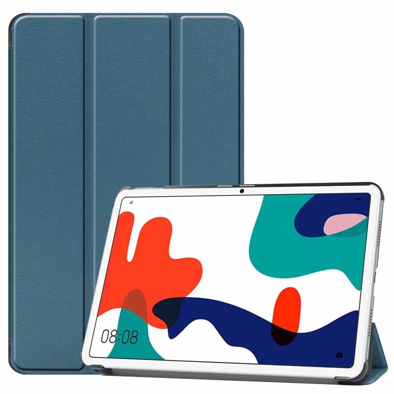 เคส Huawei MatePad 10.4 นิ้ว(2020) #เคสฝาพับหนัง PU แบบ 3 พับ Tri-fold Stand Leather Smart Tablet