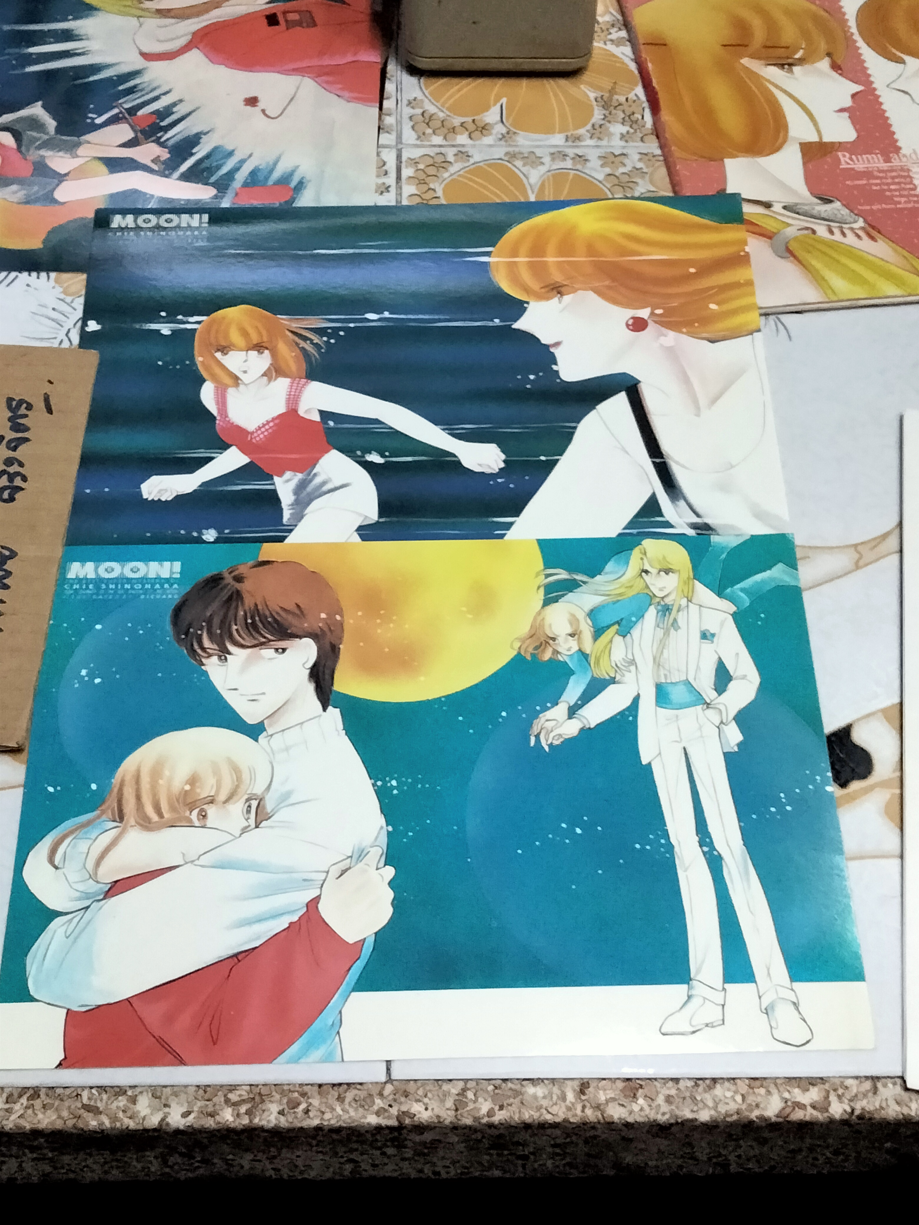 อัลบั้มภาพสี ( Moon ) คืนพระจันทร์เลือด THE BEST SUPER MYSTERY OF CHIE SHINOHA (มีแค่ 8 ใบ- จาก 10 ใบ , ไม่มี note book)