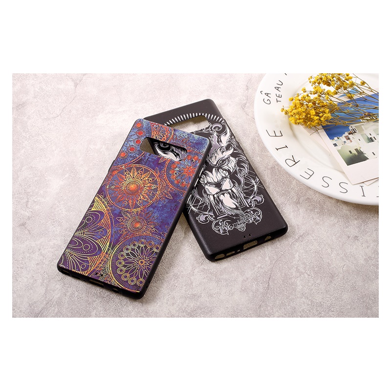 Case Samsung Galaxy Note 8 #เคสฝาหลังพิมพ์ลายนูน TPU Gel ลายน่ารักๆ